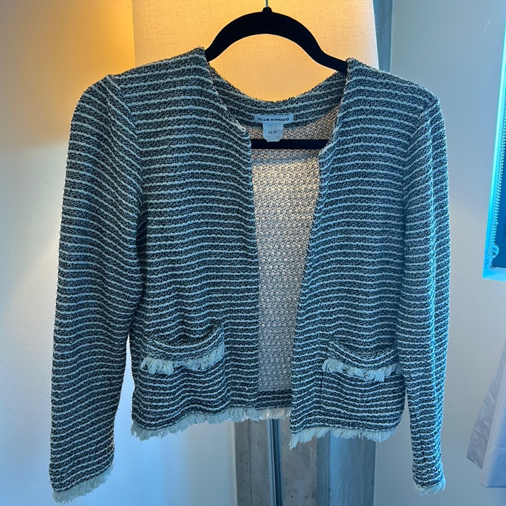 🎀 tweed club monaco jacket